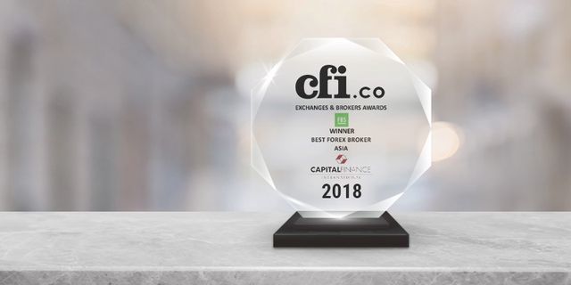 FBSはCFIの「2018年アジアベスト外国為替ブローカー」賞を受賞しました