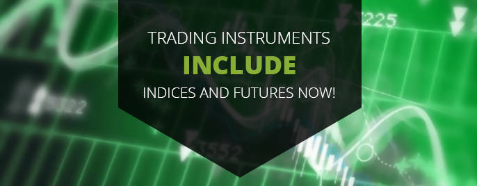 Trading Instruments include indices and futures now!