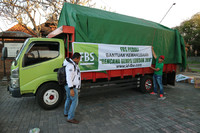 FBSは、インドネシア・ロンボク島の住民に人道援助を提供
